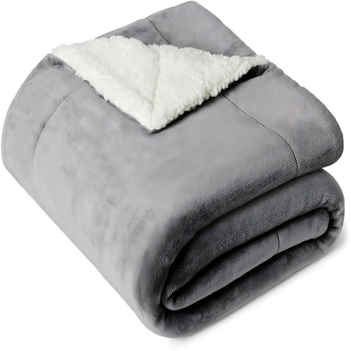 Reversible Plush Sherpa Blanket Stornfield
