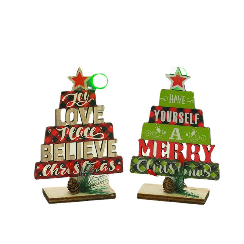 Decorative Christmas tree table item Stornfield