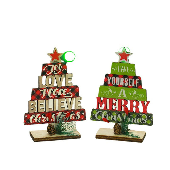 Decorative Christmas tree table item Stornfield