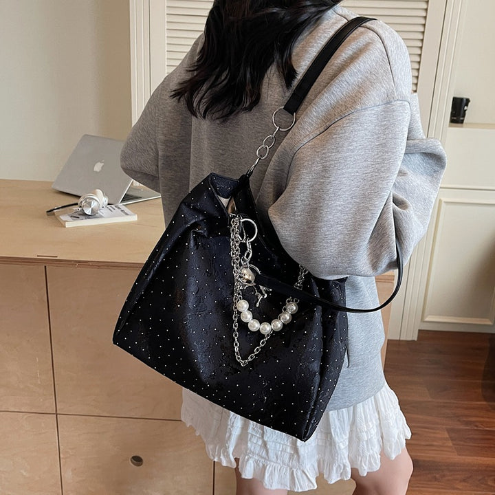 Elegant Pearl-Detail Handbag Stornfield