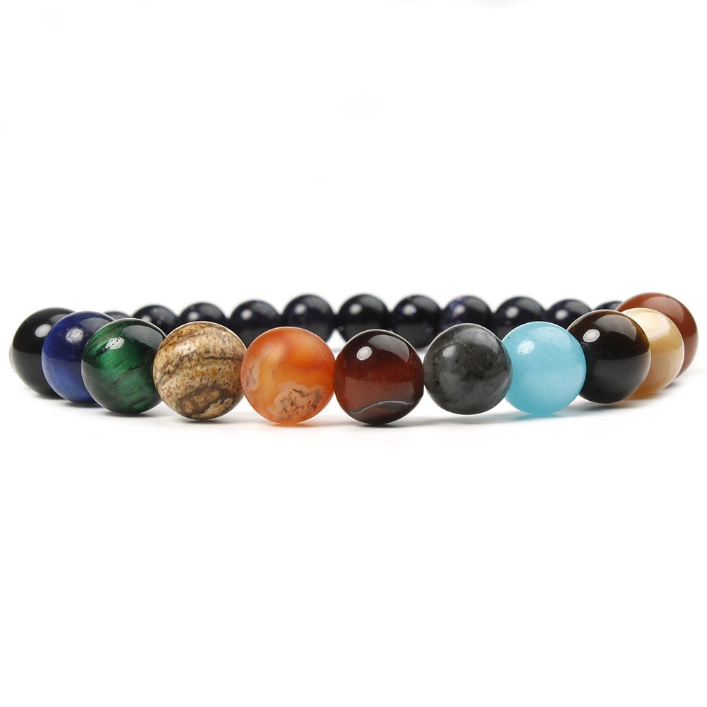 Colorful bracelet with natural stones Stornfield