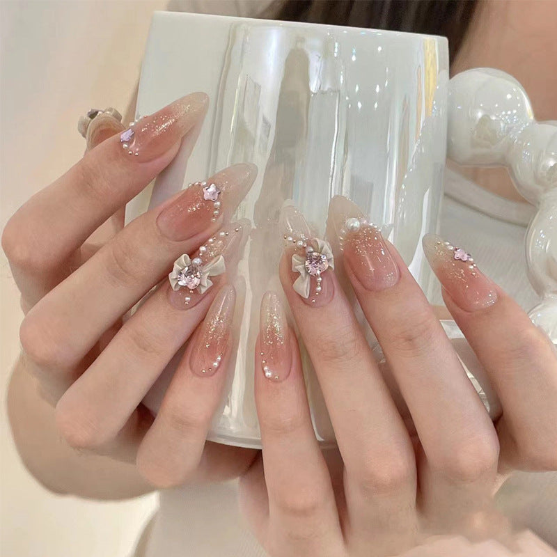 Decorative Glittery Press-On Nail Tips Stornfield