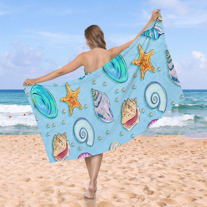 Beach towel with creative turtle design Stornfield