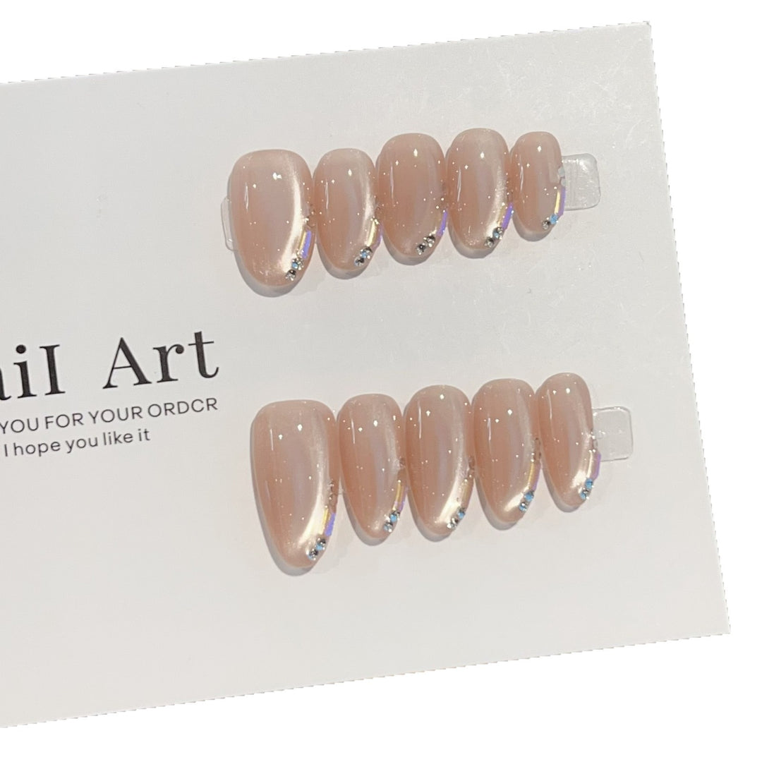 Artificial nails with Romantic Design Stornfield