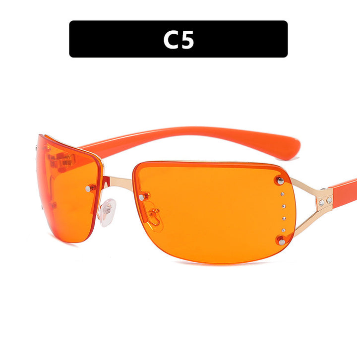 Women's futuristic, sleek Shield sunglasses Stornfield