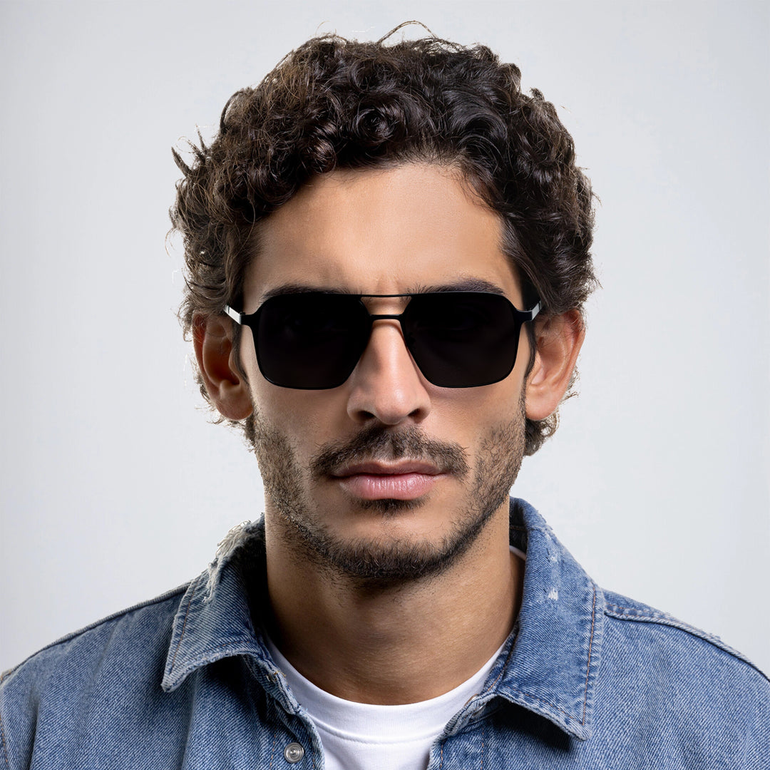 Men's Stylish Geometric Frame Sunglasses Stornfield