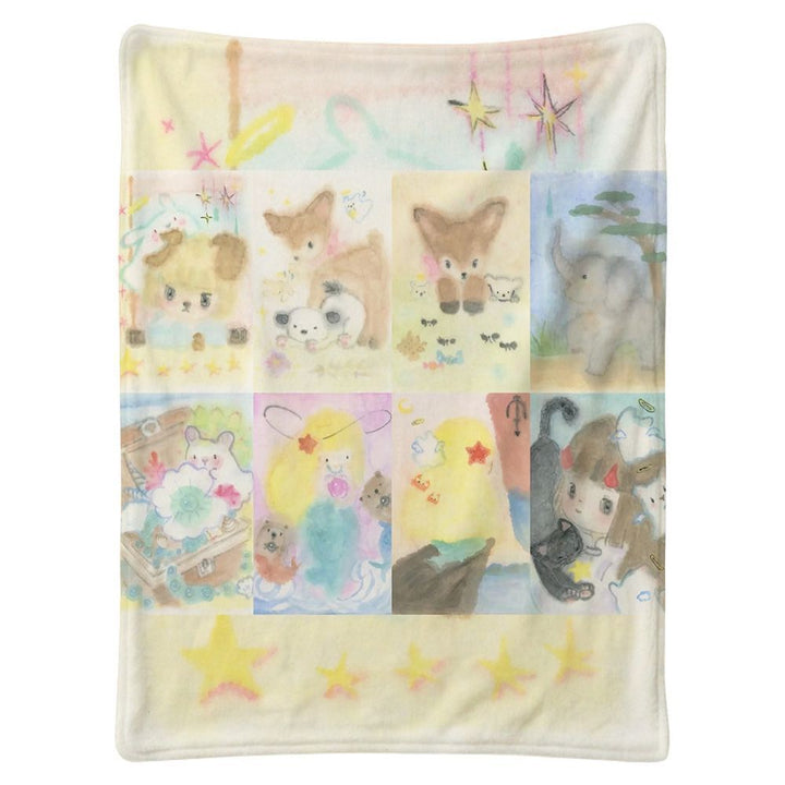 Cuddly Character-Themed Throw Blanket