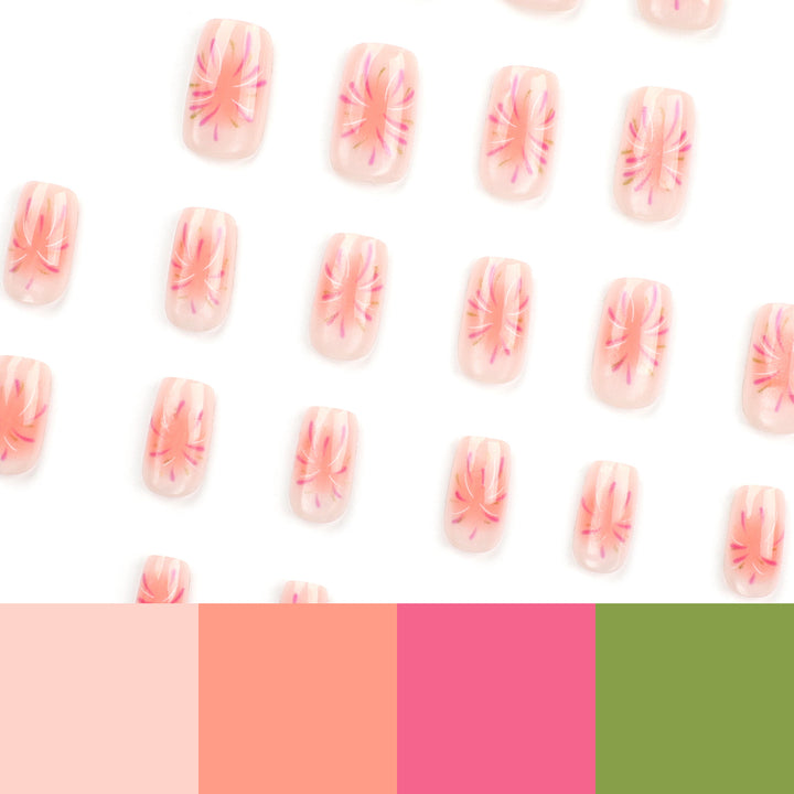 Artificial nail art with sparkling accents and special design Stornfield