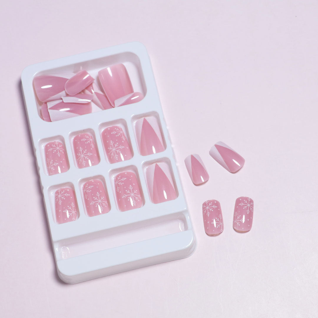 Artistic Glitter Press-On Nail Set Stornfield