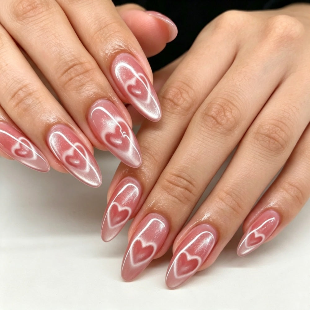 Artificianails with Elegant Heart Design Stornfield