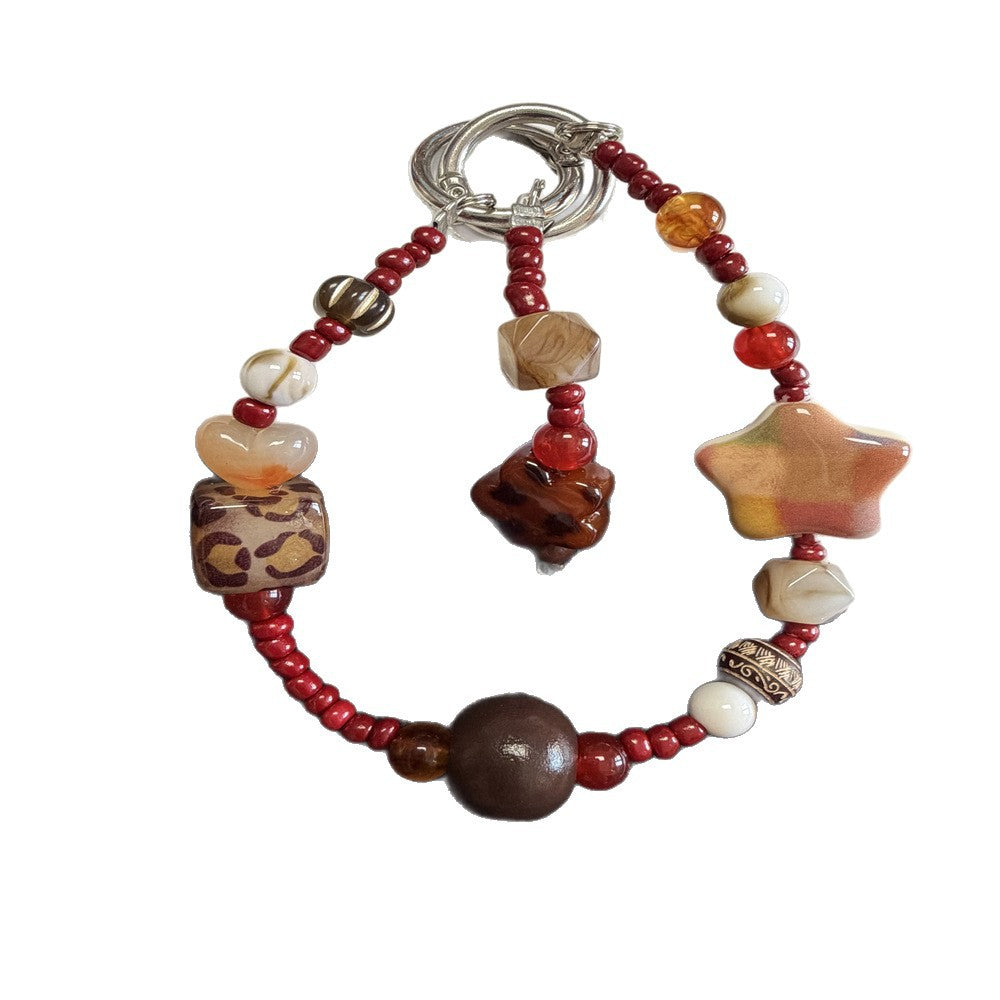 Decorative Beaded Keychain Stornfield 1790134471