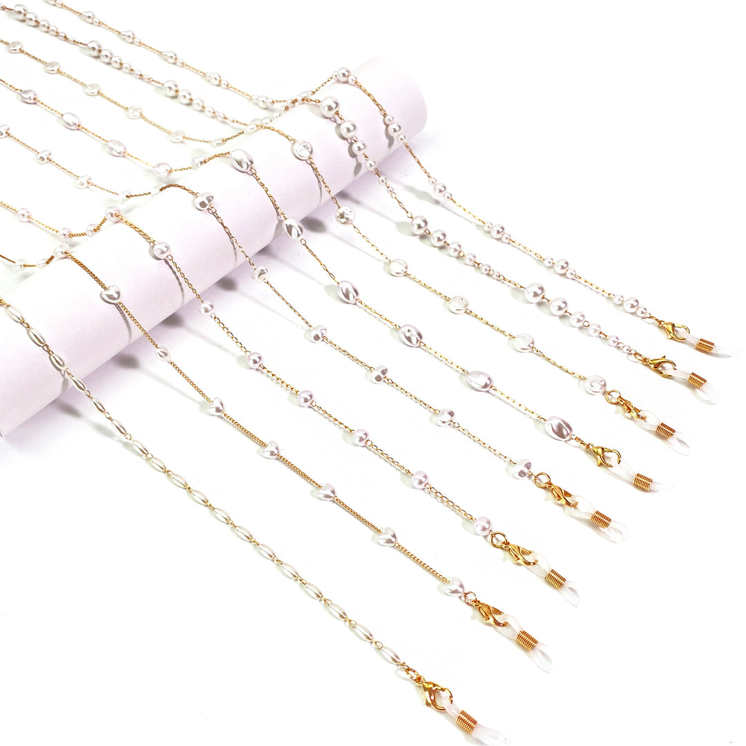 Pearl-Accented Eyewear Chain Stornfield