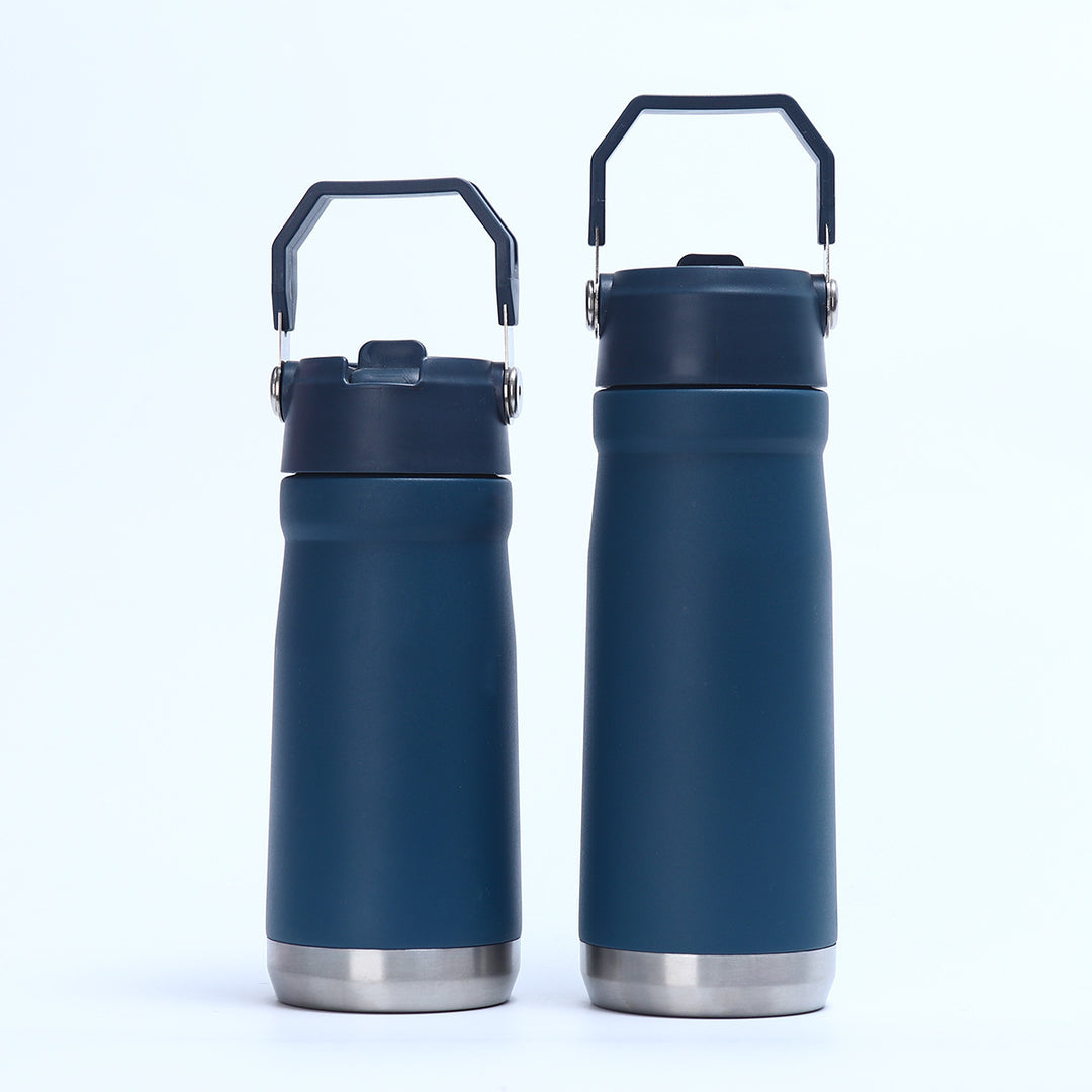 Women's Practical Insulated Drinking Bottle with Foldable Carry Handle Stornfield