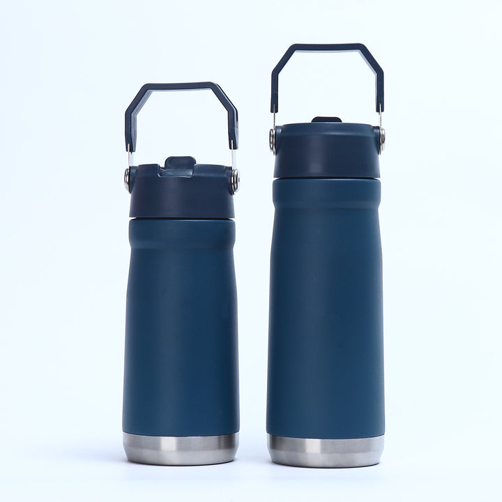 Women's Practical Insulated Drinking Bottle with Foldable Carry Handle Stornfield