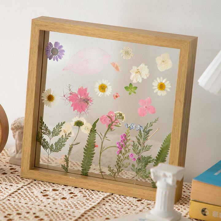 Preserved Floral Shadow Box Art