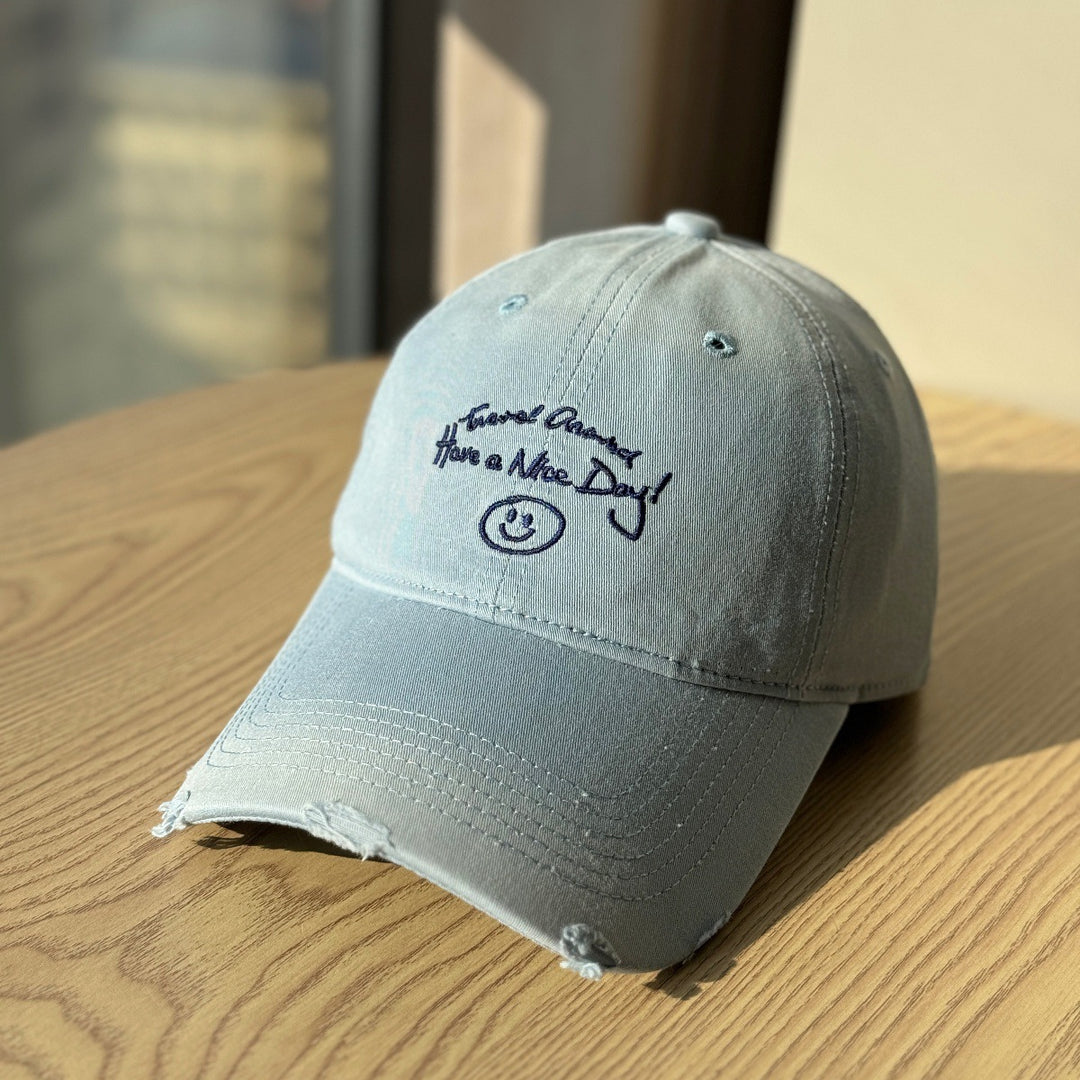 Women's Distressed Cotton Baseball Cap Stornfield 1784270914