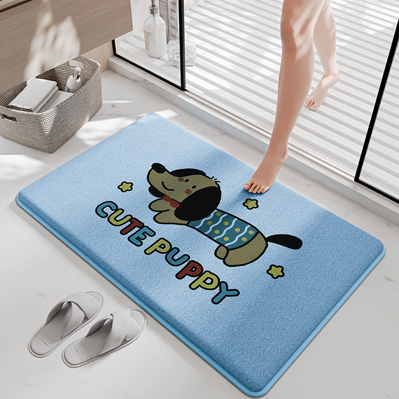 Cartoon-Themed Comfort Bath Mat