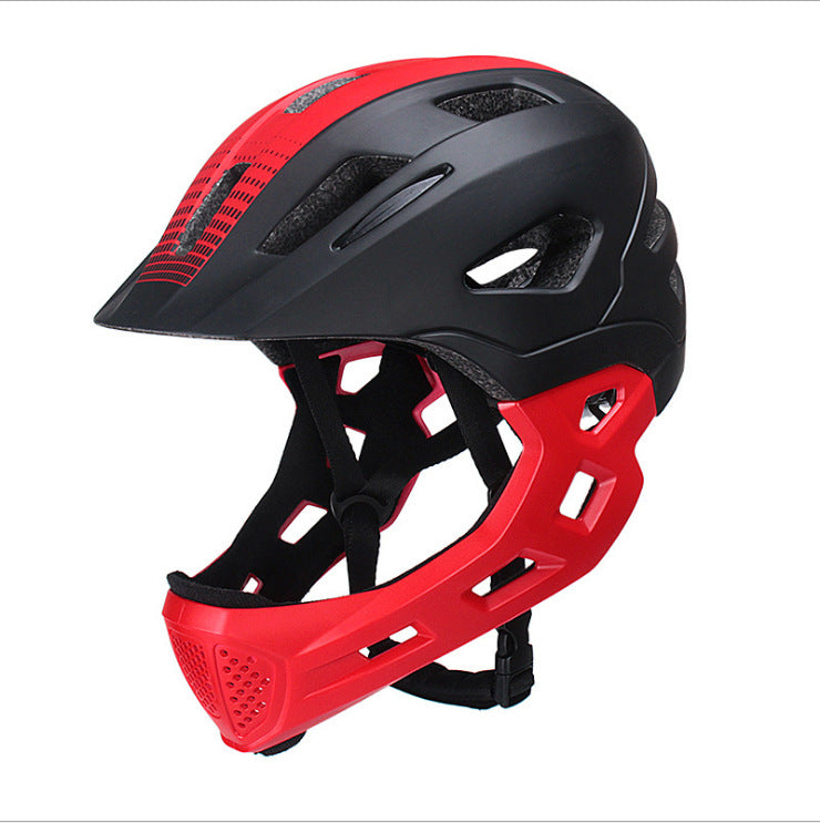 convertible mountain bike helmet with detachable chin guard and high-flow ventilation Stornfield