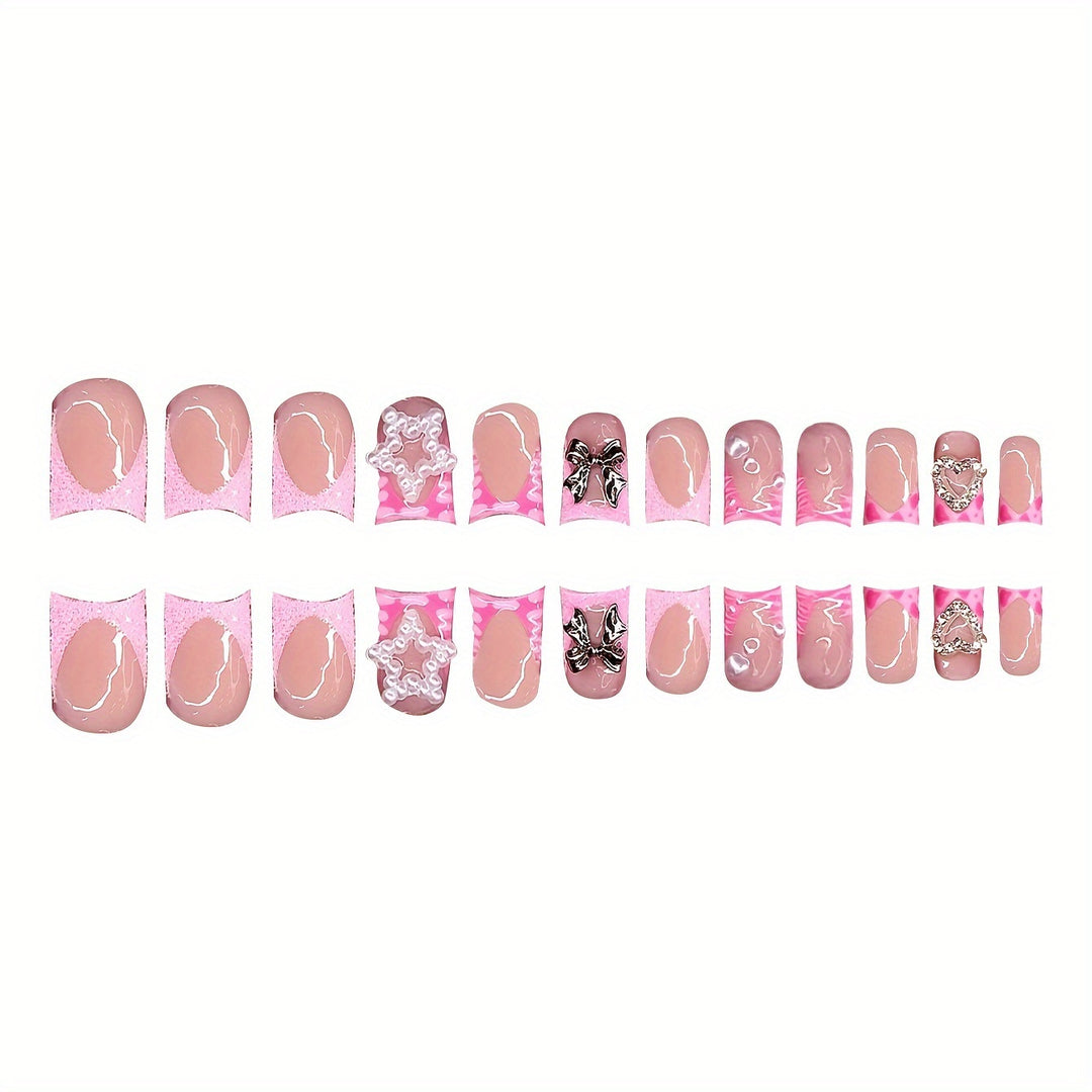 Decorative Press-On Nail Set Stornfield