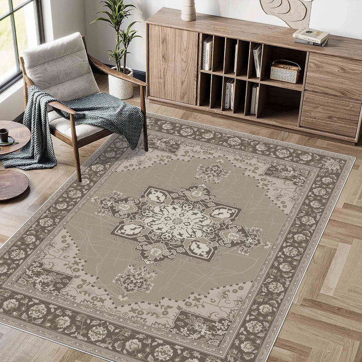 Vintage Persian Pattern Area Rug