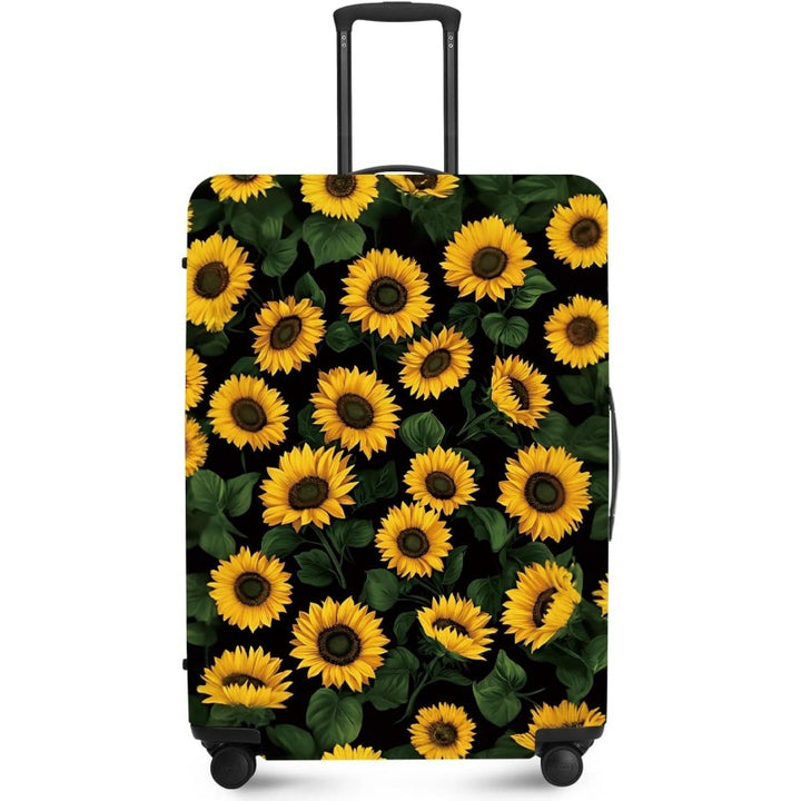 Unisex nan elastic suitcase cover with UV-resistant motif print and zip opening Stornfield