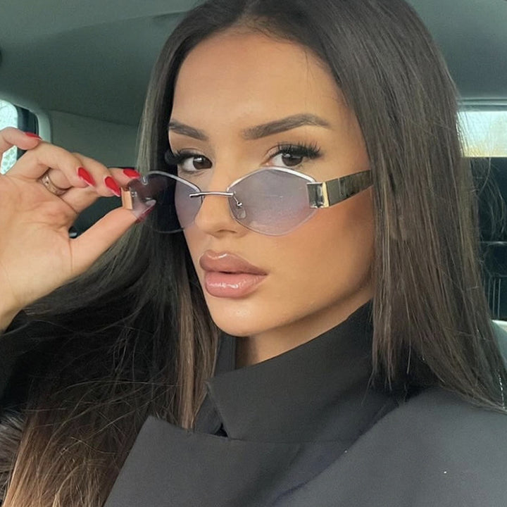 Women's fashionable sunglasses with elegant octagonal frame and UV protection Stornfield