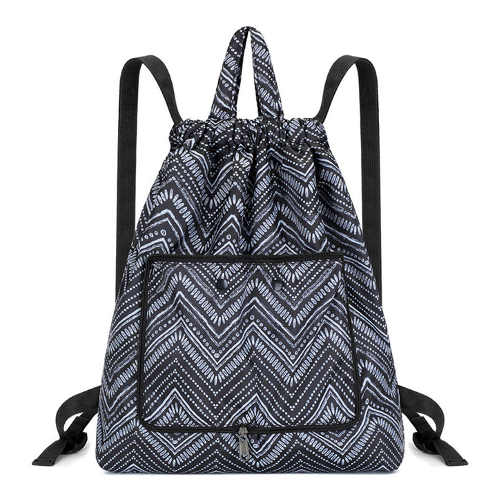 Lightweight Floral Drawstring Backpack Stornfield