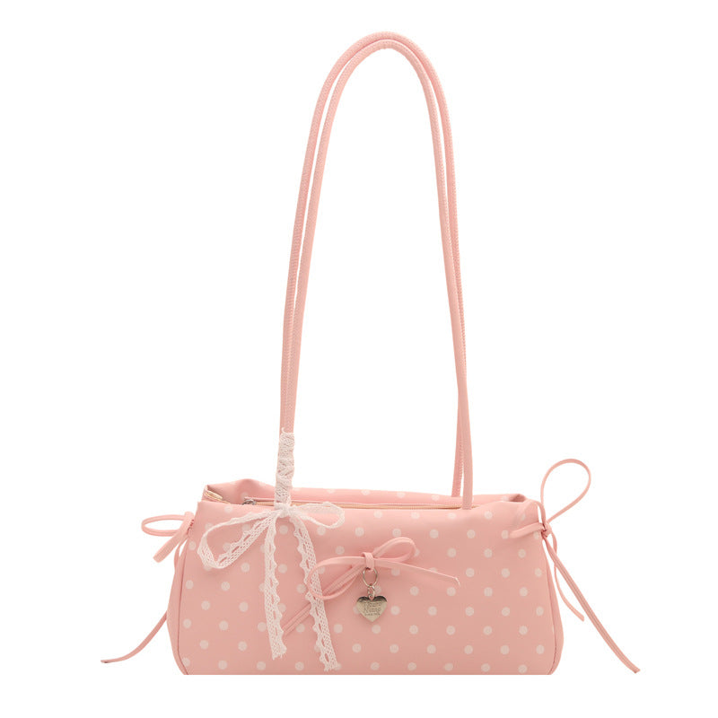 WoCharming Polka Dot Bow Detail Handbag Stornfield