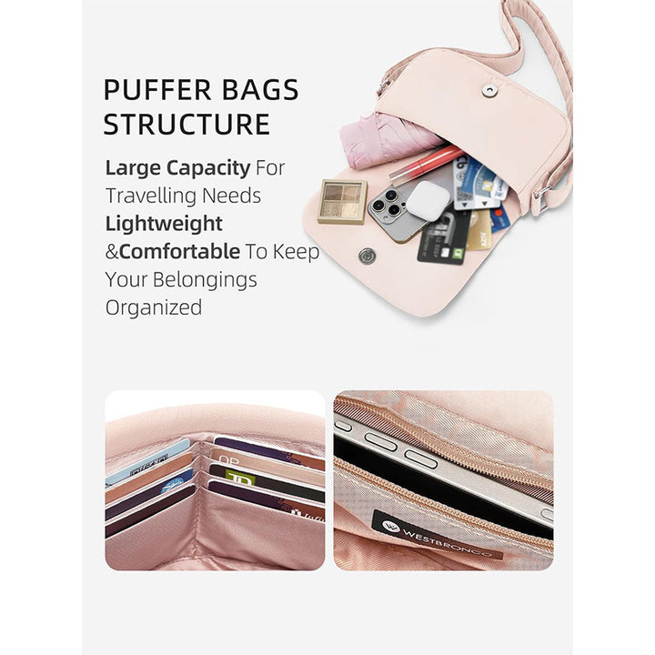 Fashionable shoulder bag with padded design Stornfield