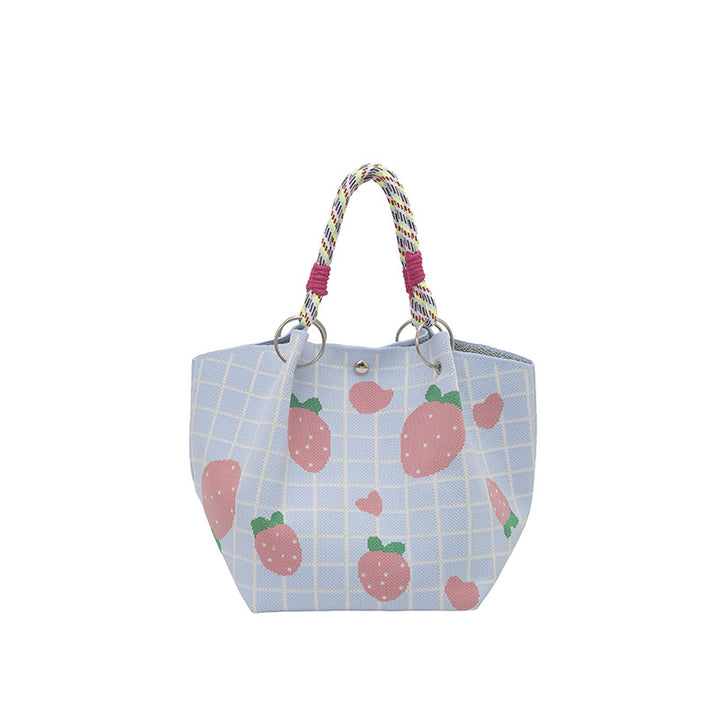 WoFloral Print Textured Handbag Stornfield