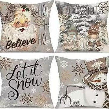 Festive Seasonal Throw Pillow Set