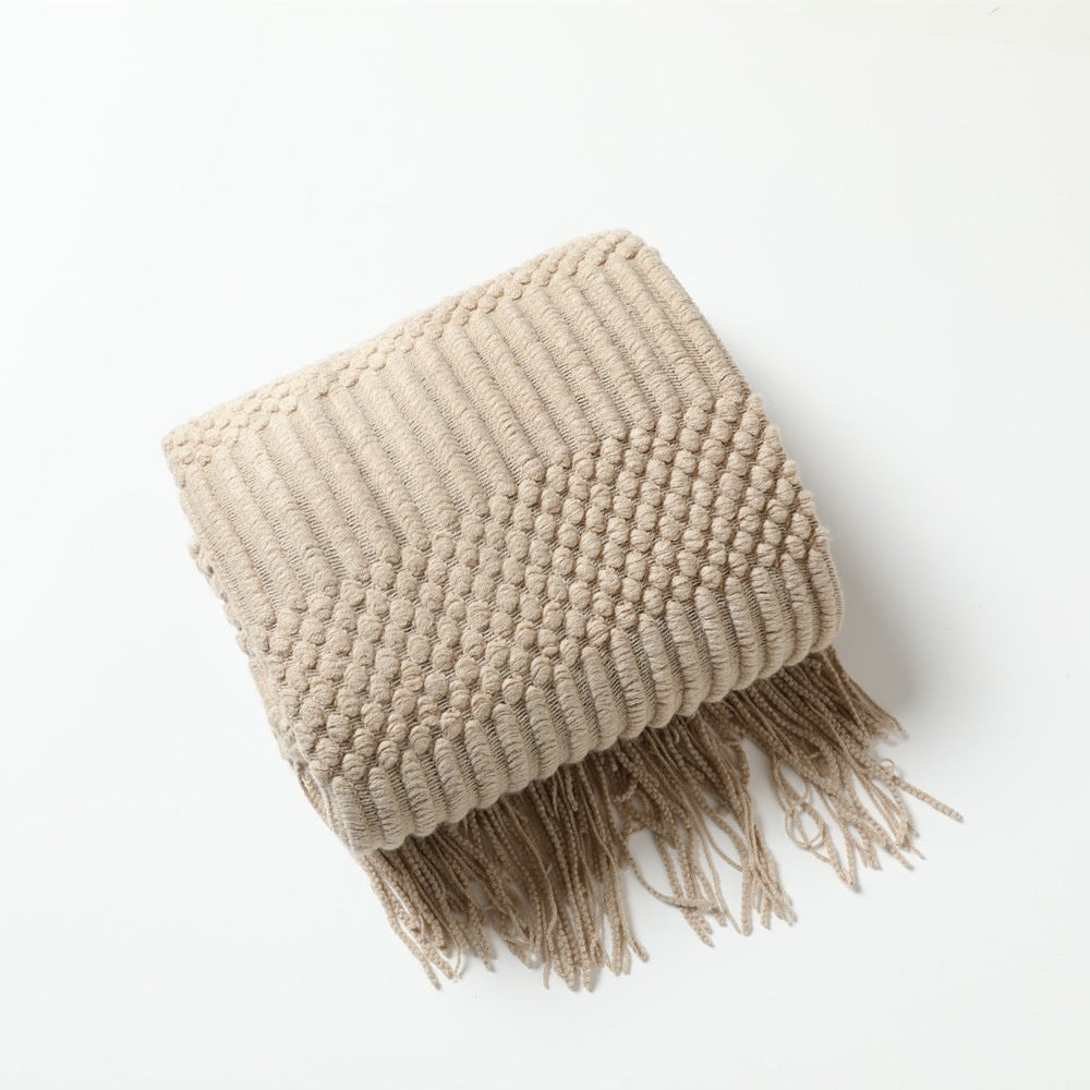 Textured Decorative Throw Blanket