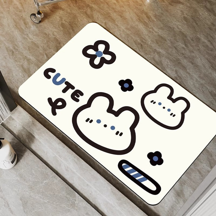 Cat-Shaped Decorative Bath Mat