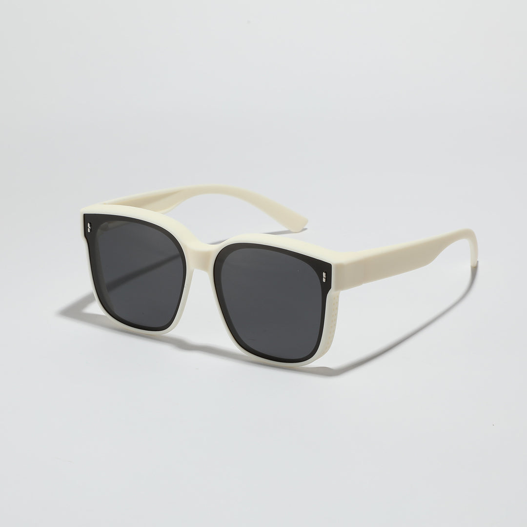 Women's square sunglasses with modern, glossy frame and UV protection Stornfield