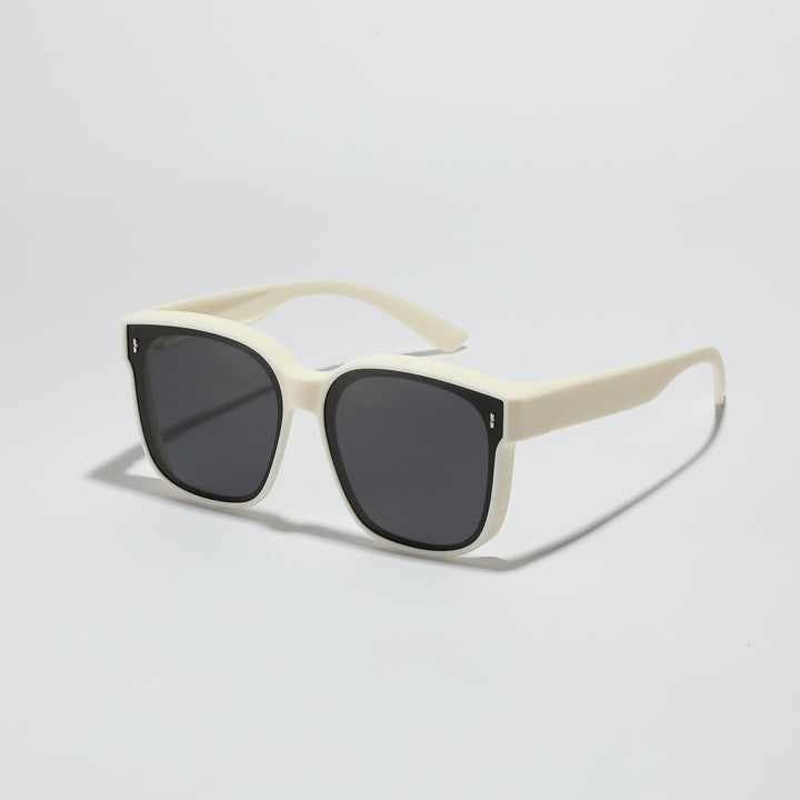 Women's square sunglasses with modern, glossy frame and UV protection Stornfield