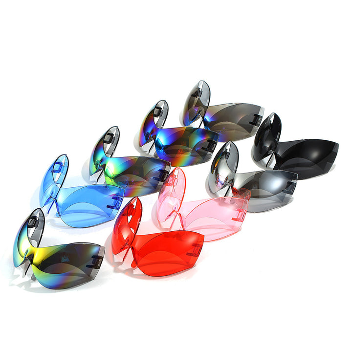 Oversized Futuristic Shield Sunglasses Stornfield