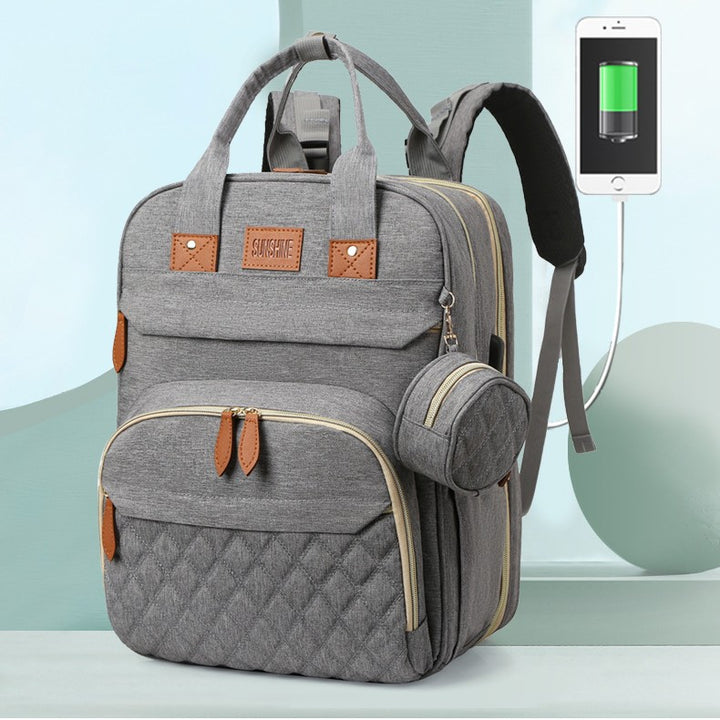 Quilted Multi-Functional Travel Backpack Stornfield