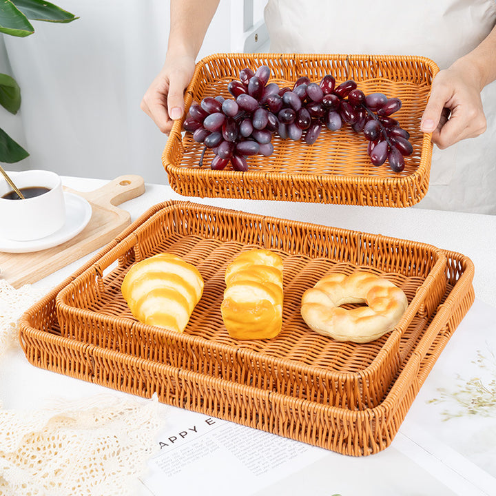Rectangular Woven Serving Tray Stornfield