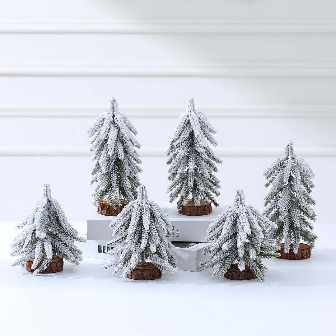 Illuminated Mini Frosted Christmas Tree Decoration Stornfield