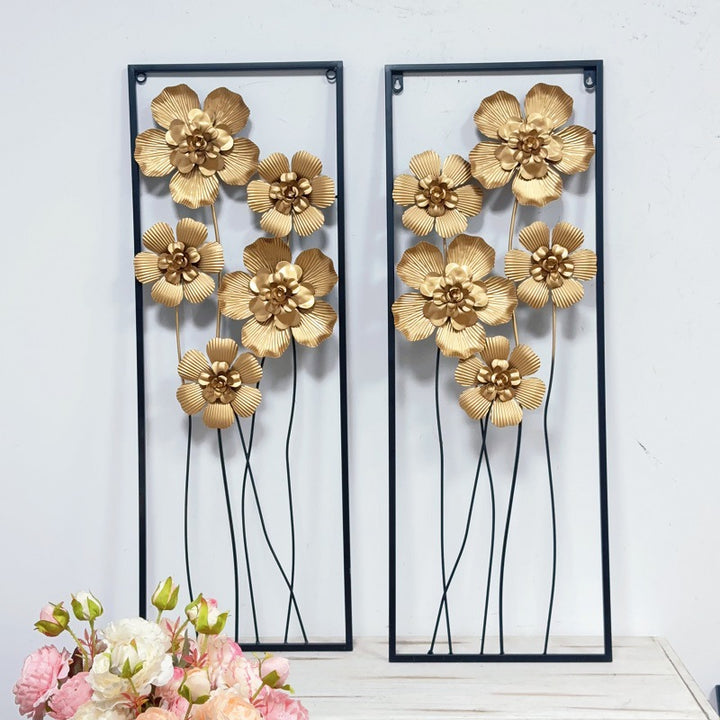 Artistic Floral Wall Metal Decor Stornfield