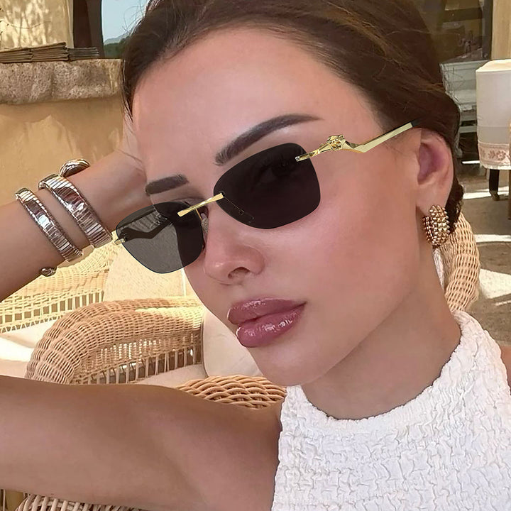 Women's fashionable sunglasses with stylish geometric accents Stornfield