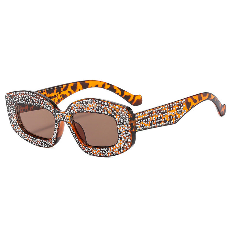 Women striking sunglasses with glamorous rhinestones Stornfield