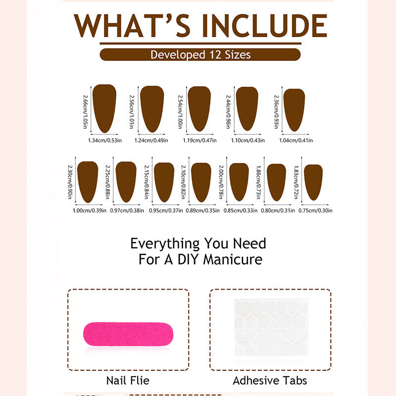 Artificial Nail Set with Glamorous Designs and Elegant Embellishments Stornfield