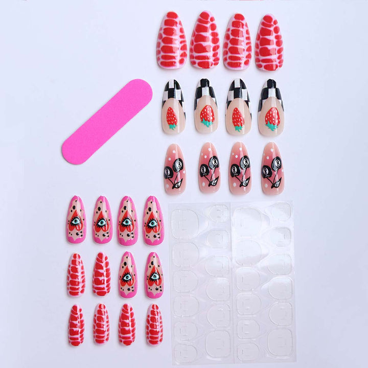 Creative Nail Art with Fruity Motifs and Eye-Catching Designs Stornfield