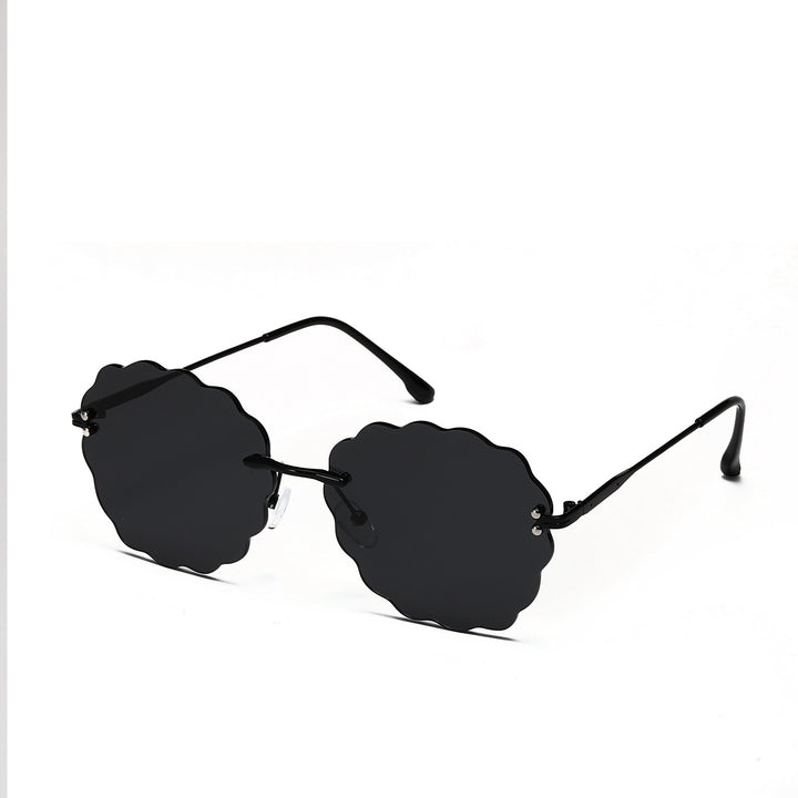 Ladies fashionable sunglasses in unique flower frame Stornfield