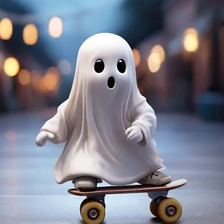 Decorative skateboard ghost figure Stornfield