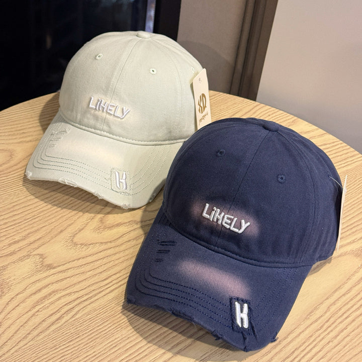 Women's Distressed Embroidered Baseball Cap Stornfield