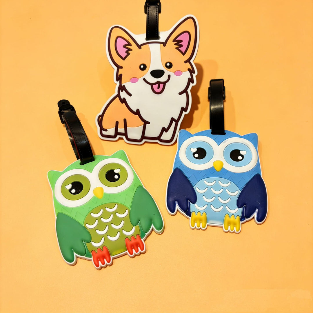 Owl-Themed Luggage Tag Stornfield
