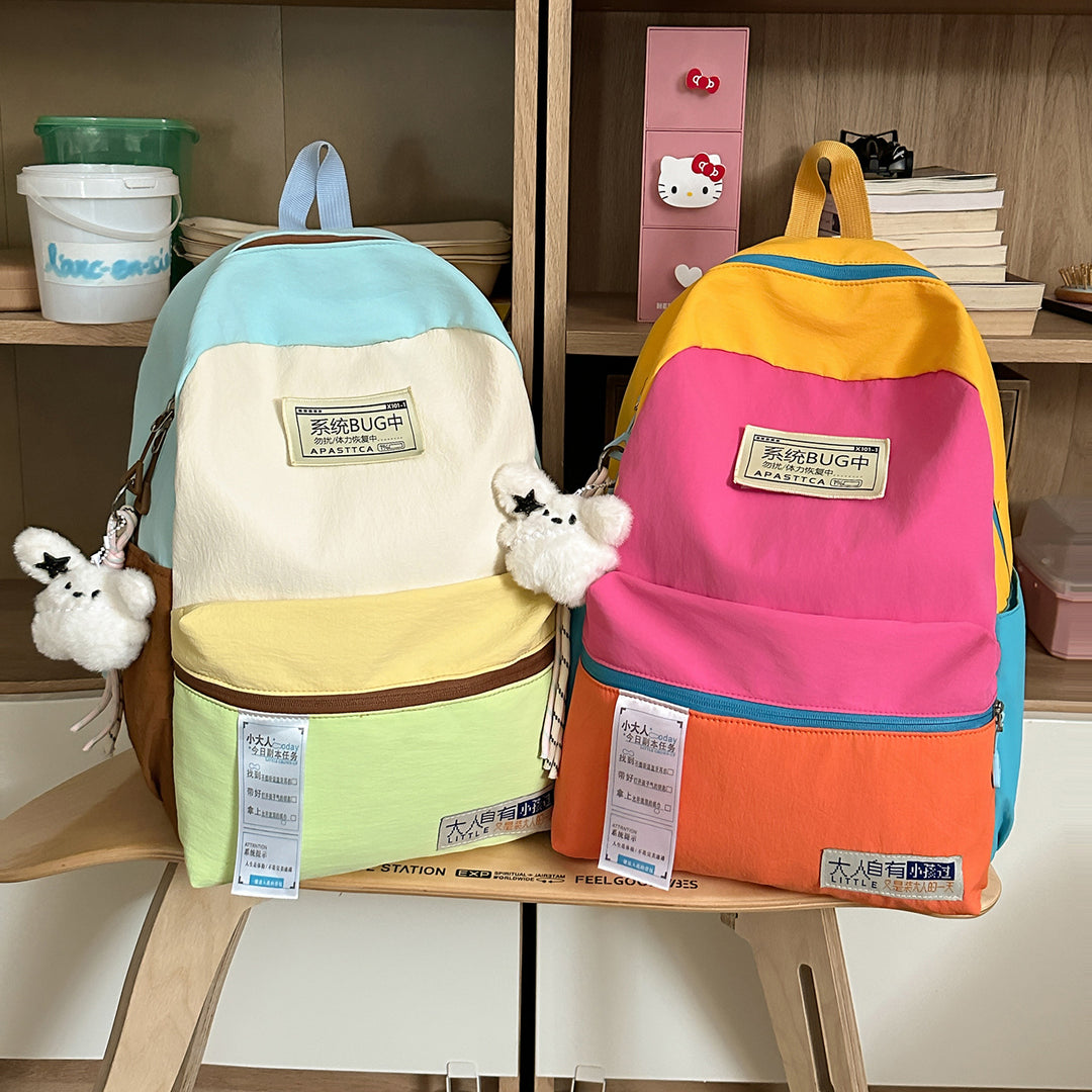 Colorful Multi-Compartment Backpack Stornfield