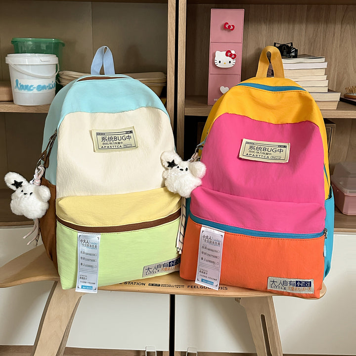 Colorful Multi-Compartment Backpack Stornfield